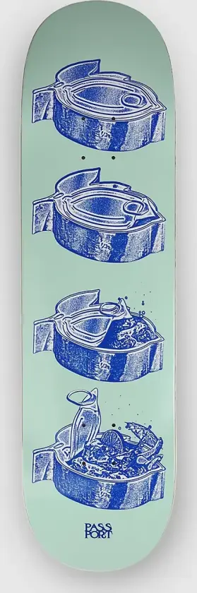 Tinned Series Cocktail 8.5" Skateboard Deck grønn