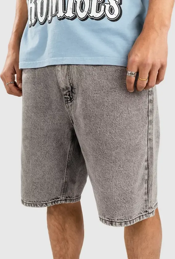 Loose Fit Sk8 Short Denim Shorts grå