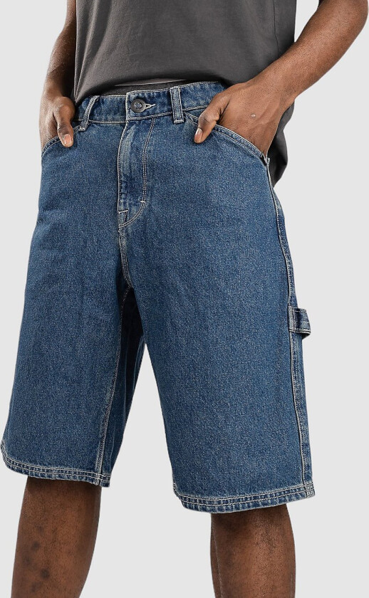 Labored Denim Utility Shorts blå