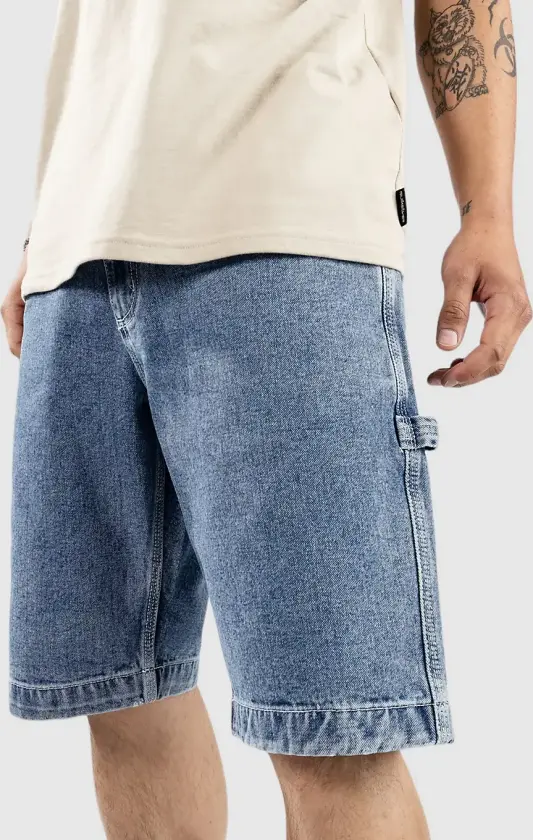 Chainmail Denim Shorts blå