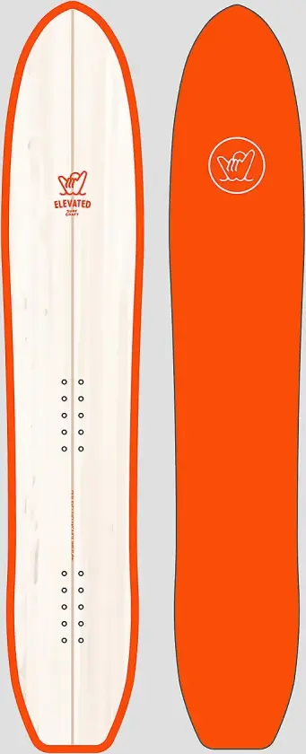 Log 5'10 / 178 2023 Snowboard hvit