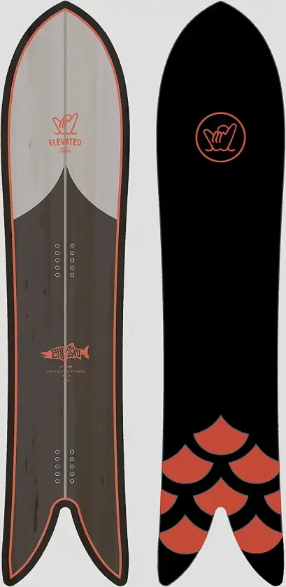 Salmon 5'3 / 160 2025 Snowboard grå