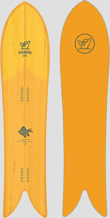 Goldfish 4'10 / 147 2025 Snowboard gul