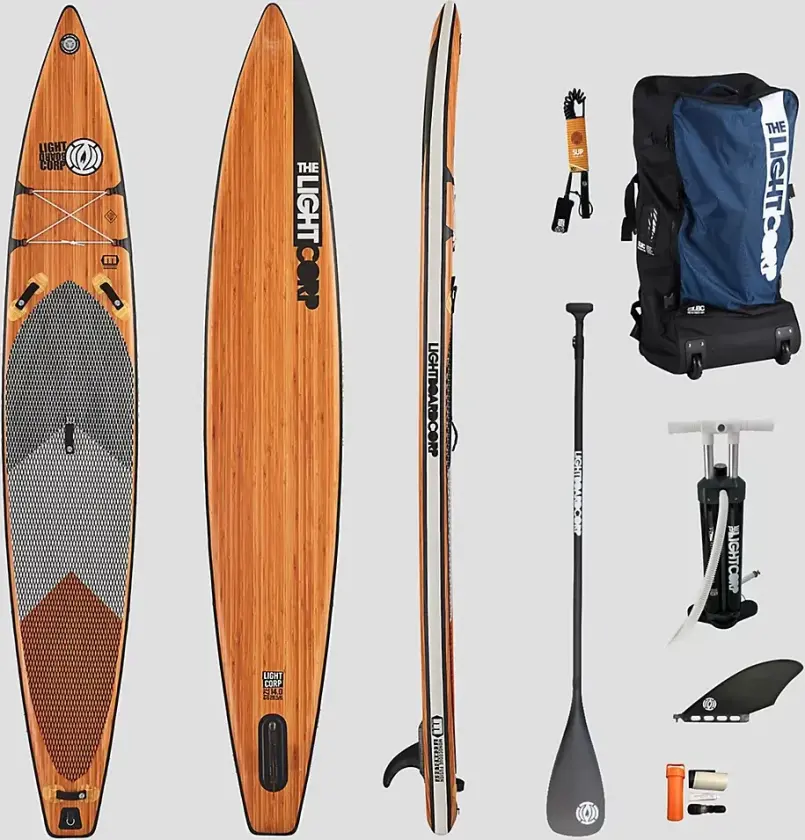 MFT Tourer 14'0 x 28.5" SUP-Brett Set brun