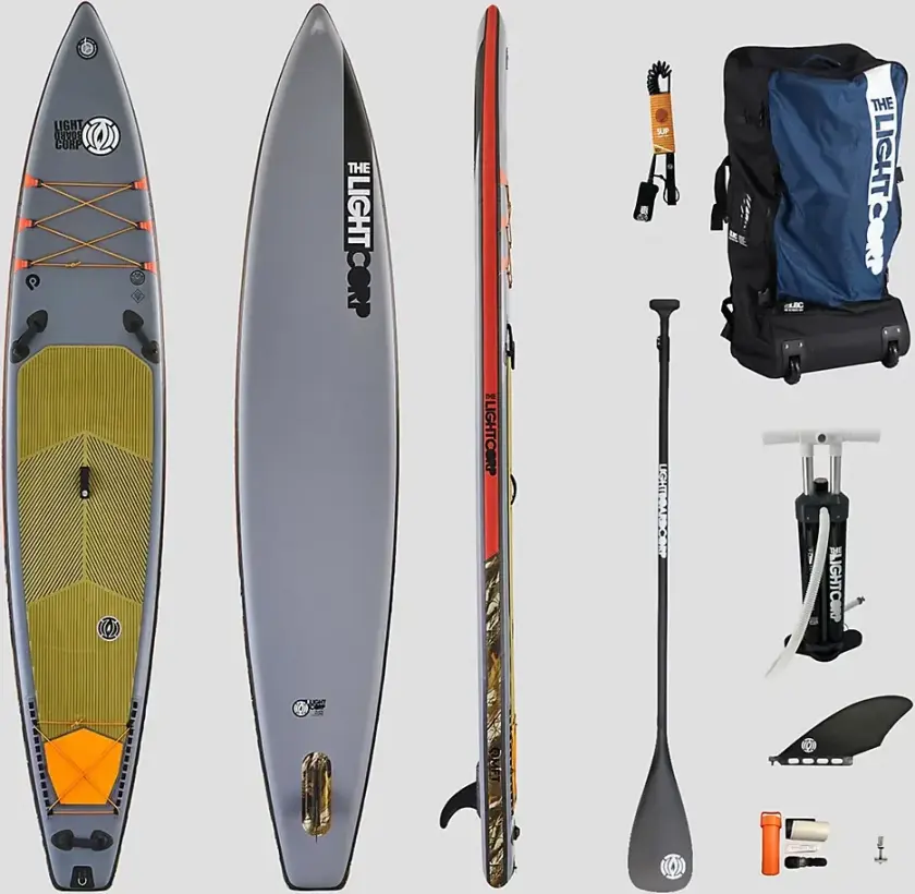 Platin Tourer 14'0 x 30" SUP-Brett Set grå