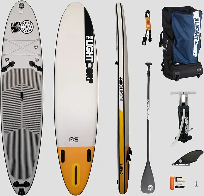 Platin Freeride 11'4 SUP-Brett Set grå