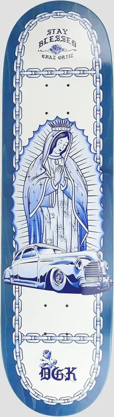 Lo-Style Ortiz 8.5" Skateboard Deck blå