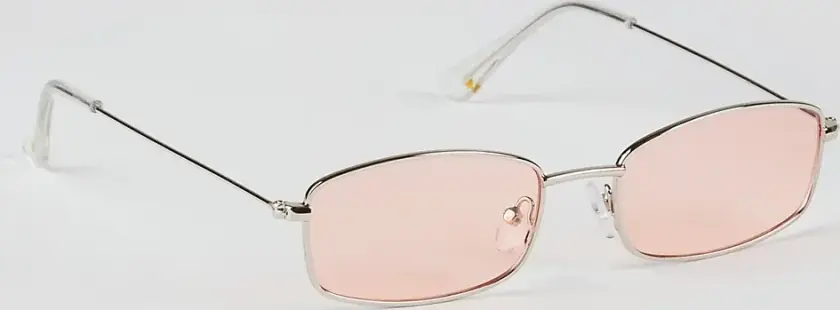 Rae Polarized Silver/Pink Mirror Solbriller rosa