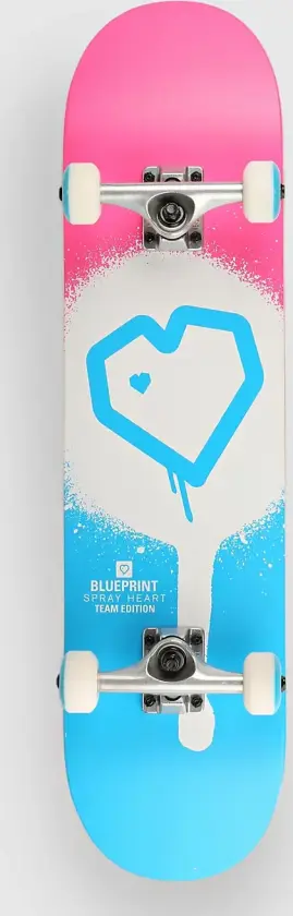 Spray Heart 7.75" Komplette blå