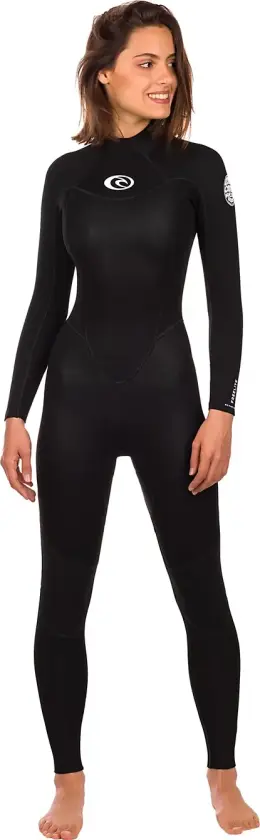 Freelite 3/2 Flatlock Back Zip Våtdrakt svart