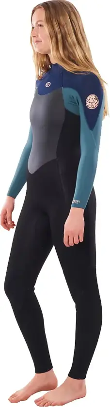 Omega 4/3 GB Back Zip Våtdrakt grønn