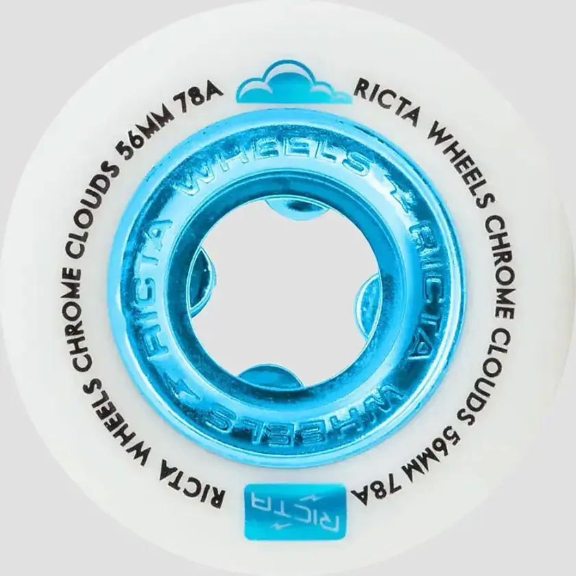 Chrome Clouds 78A 56mm Hjul hvit