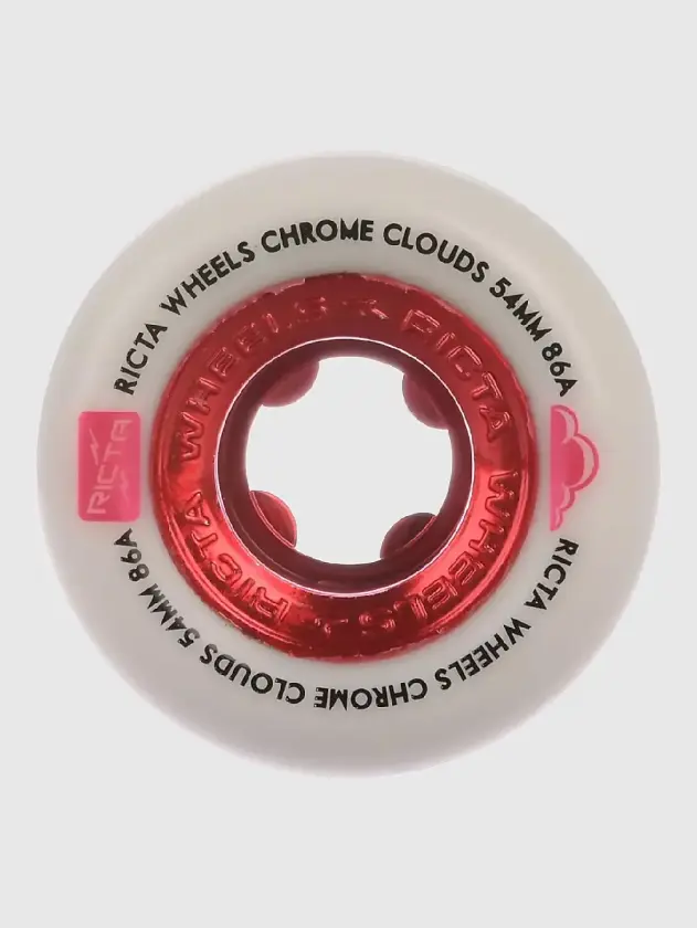 Chrome Clouds 86A 54mm Hjul hvit