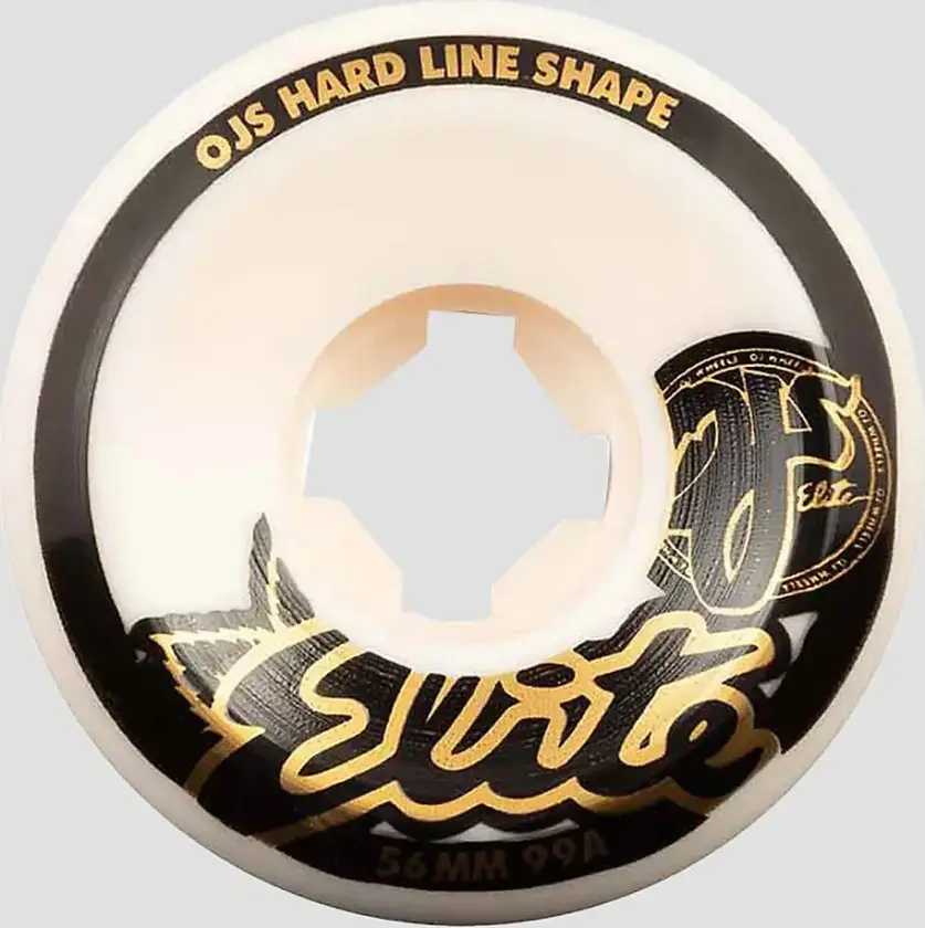 Elite Hardline Wide 99A 53mm Hjul hvit