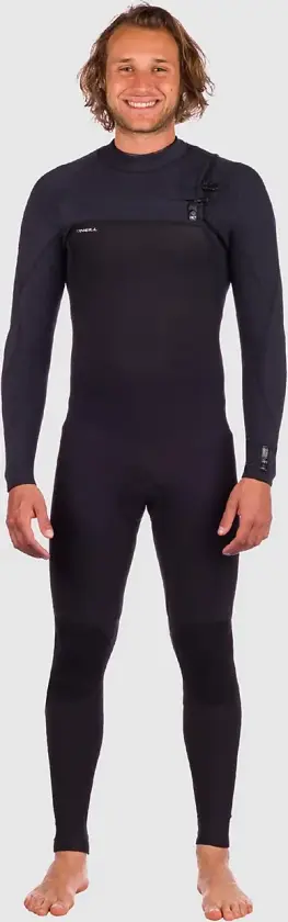 Hyperfreak 4/3mm+ Chest Zip Full Våtdrakt svart