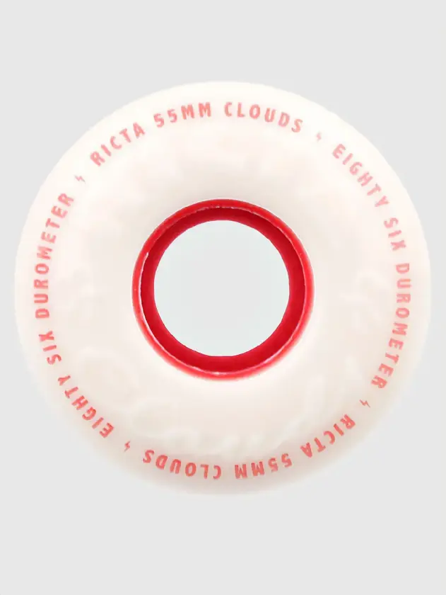 Clouds 86A 55mm Hjul hvit