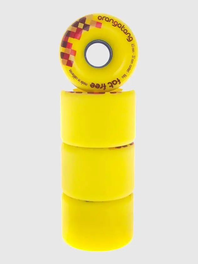Bilde av Fat Free 65mm 86a Wheels gul