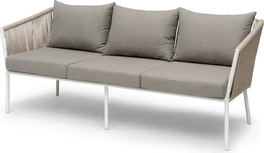 Lersund Sofa Hvit/Beige