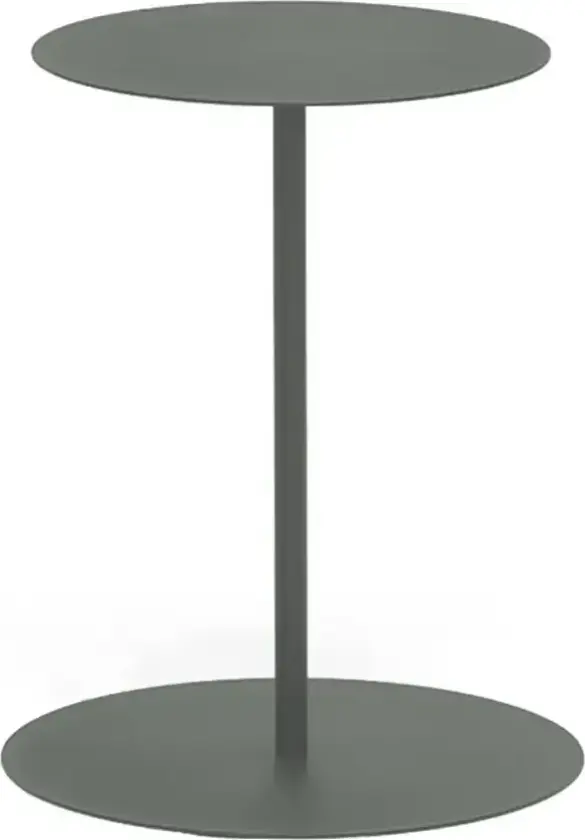 Bilde av Jet Set Sidebord Ø35x50 cm Grå/grønn