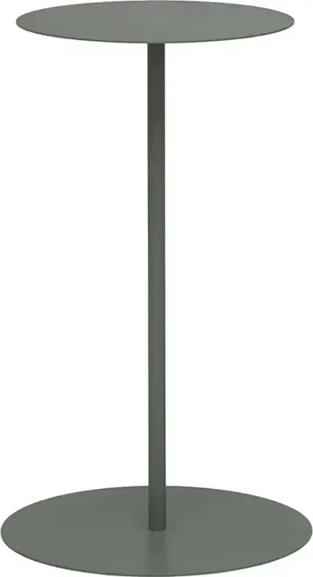 Jet Set Sidebord Ø35x74 cm Grå/grønn