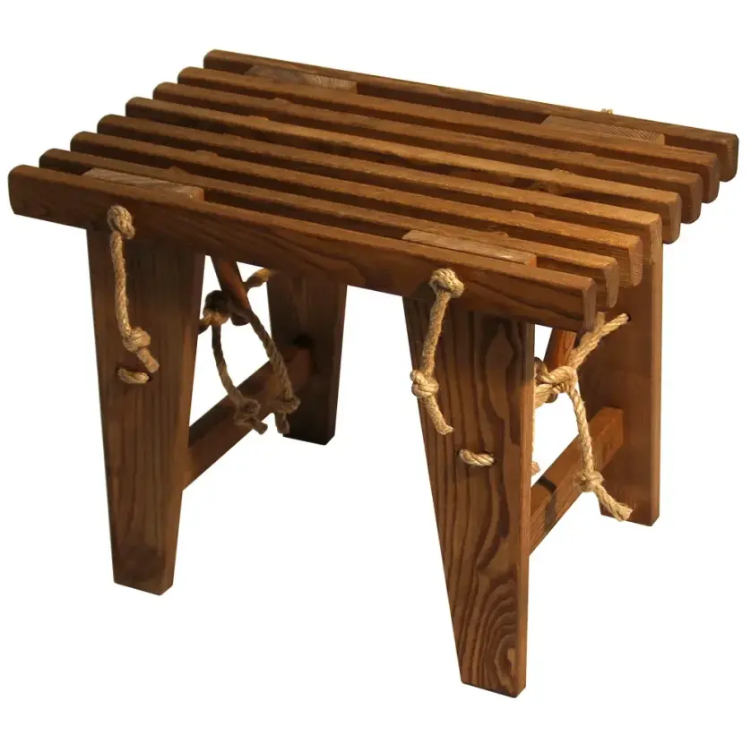 Ecobench 60 cm Aske oljet brun