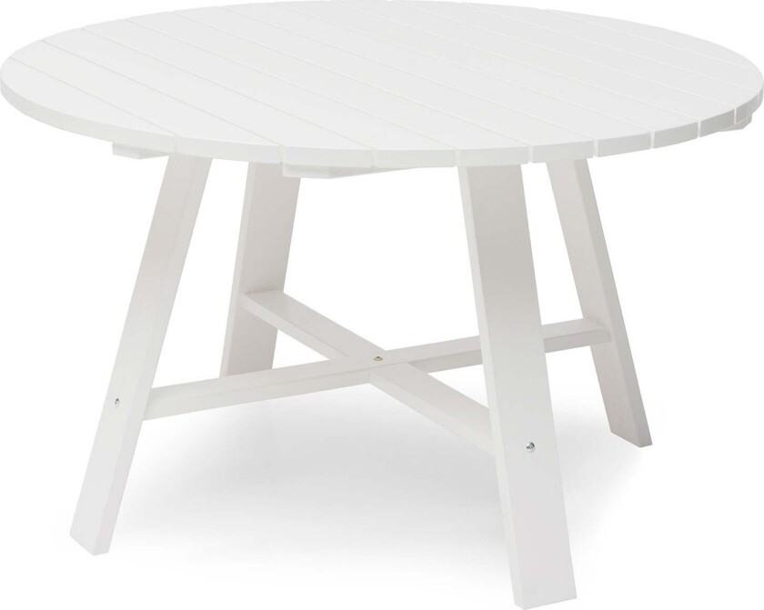 Läckö Spisebord Ø120 cm Hvit