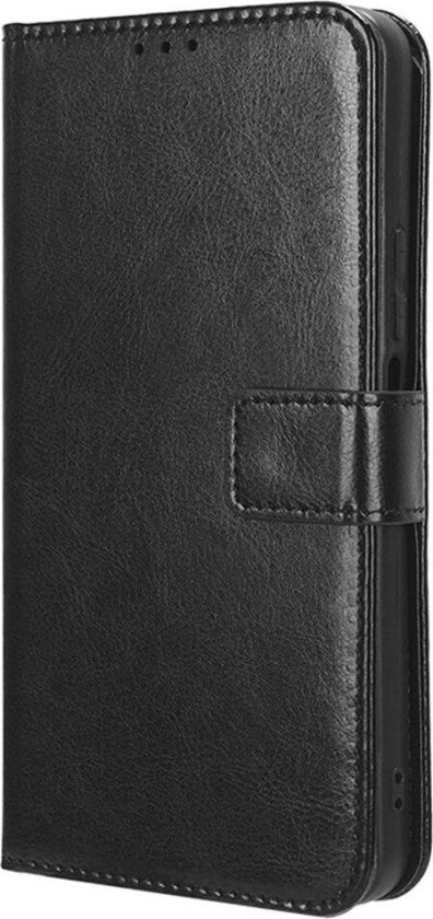 Samsung Galaxy S23 FE Kunstskinn Flip Deksel m. Strop - Svart