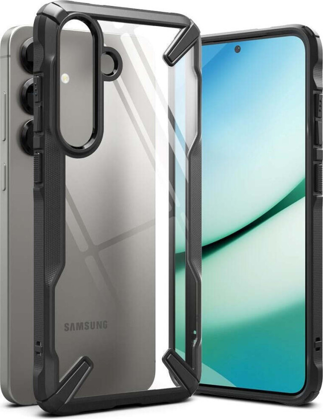 Samsung Galaxy S25 Ringke Fusion X Deksel - Gjennomsiktig / Svart