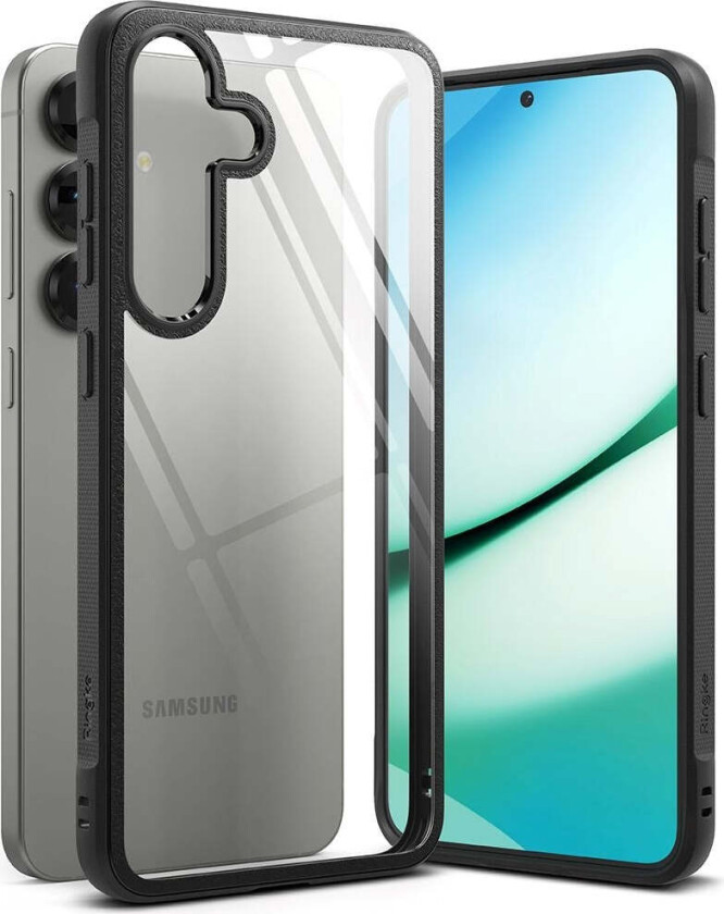 Samsung Galaxy S25 Ringke Fusion Bold Deksel - Gjennomsiktig / Svart
