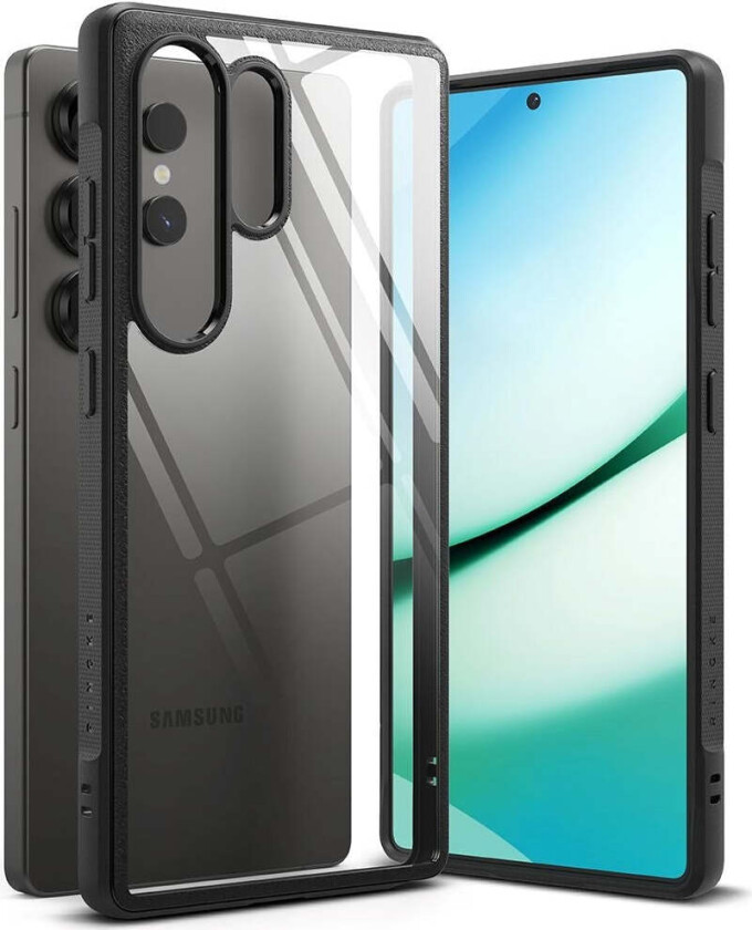 Samsung Galaxy S25 Ultra Ringke Fusion Bold Deksel - Gjennomsiktig / Svart