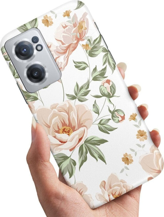 OnePlus Nord CE 2 5G - Deksel/Mobildeksel Blomstermønster
