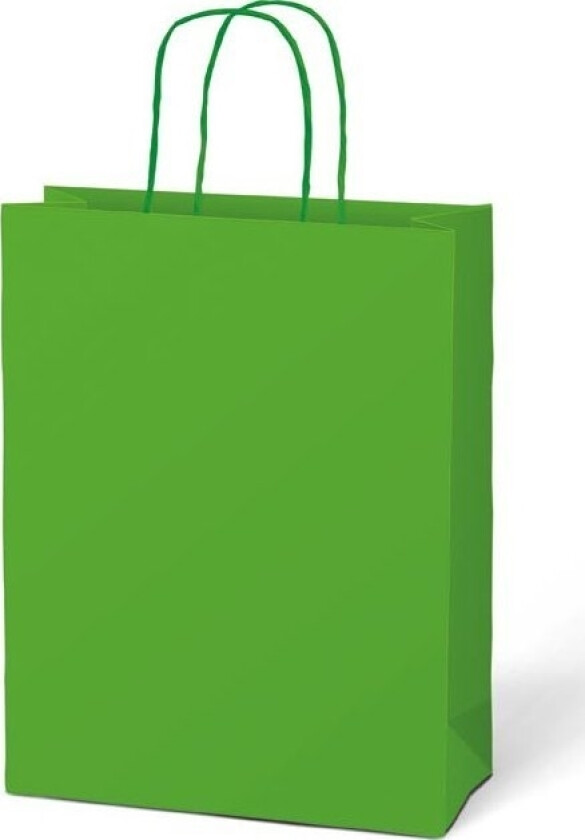Mfp Papir Gavepose T4 Kraft 180X230x100 Grønn 5251221