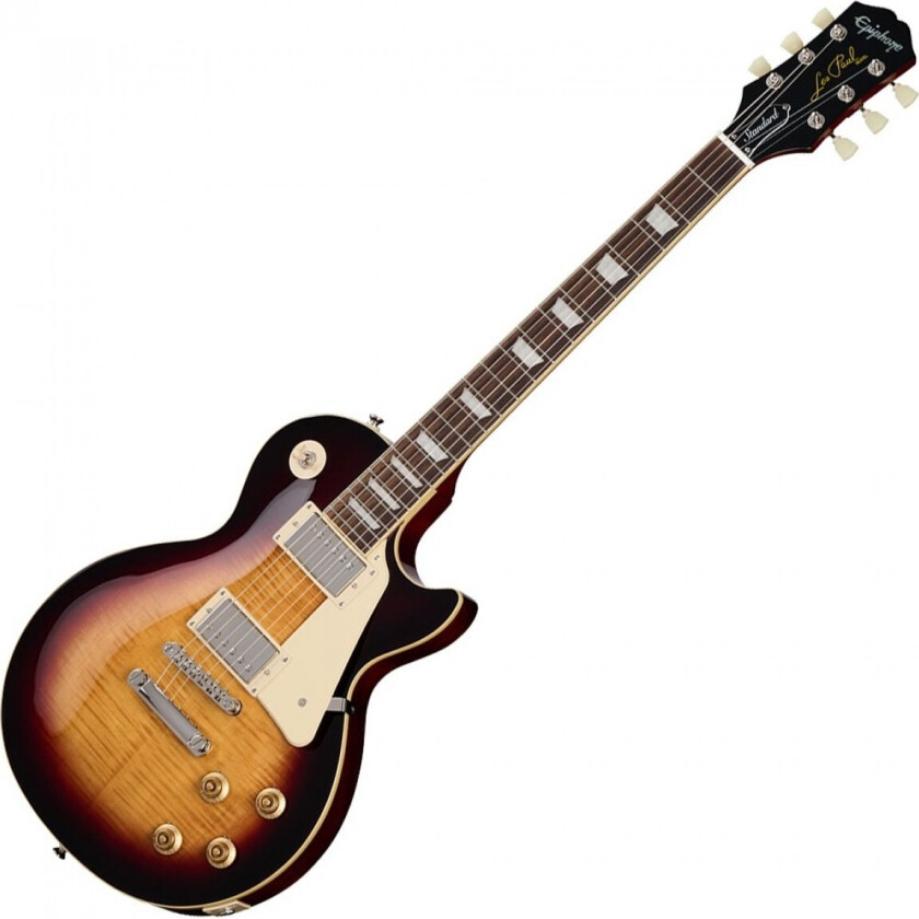 Les Paul Standard 50s Figured Inspired by Gibson Bourbon Burst