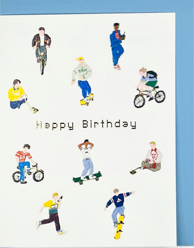 Gratulasjonskort Karakterer