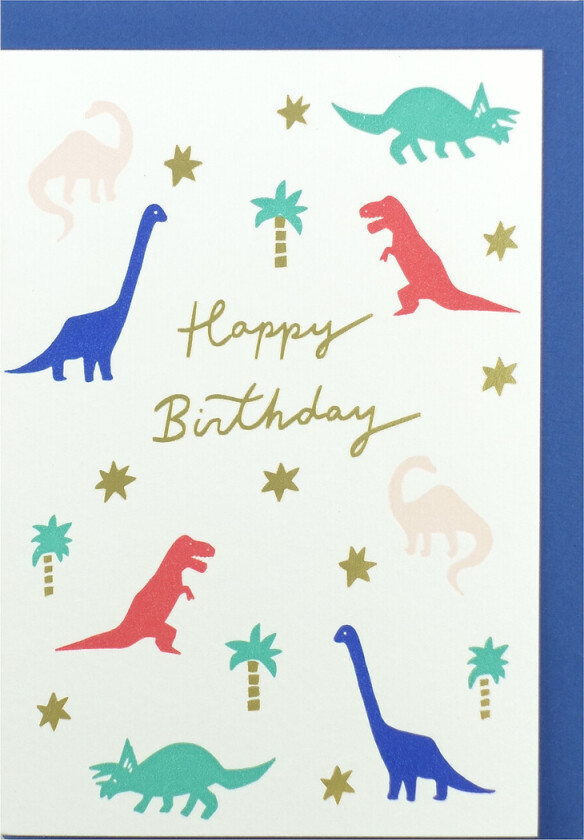 Gratulasjonskort Dinosaurer