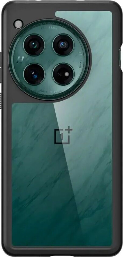 OnePlus 12 Ultra Hybrid Deksel - Gjennomsiktig / Svart
