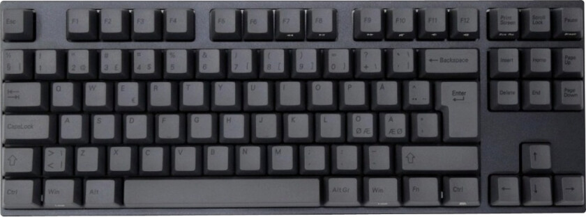 VA88M Charcoal TKL mekanisk tastatur CHERRY MX, red