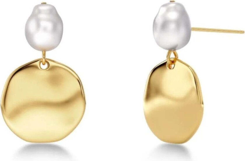 PEARL SIGNET EARRINGS Gull