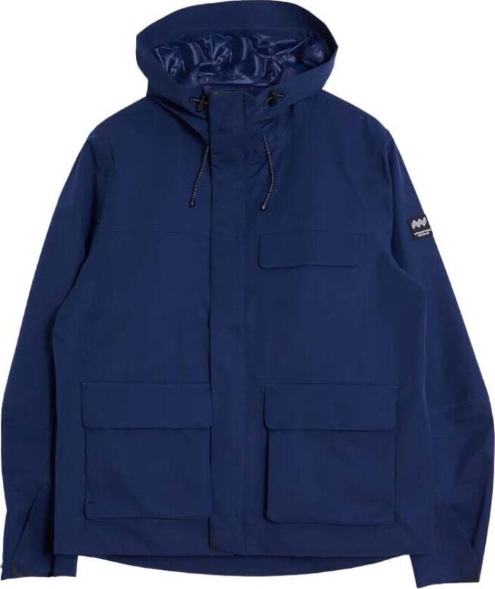 Unisex Utility Hybrid Rain Jacket L, Dress Blue