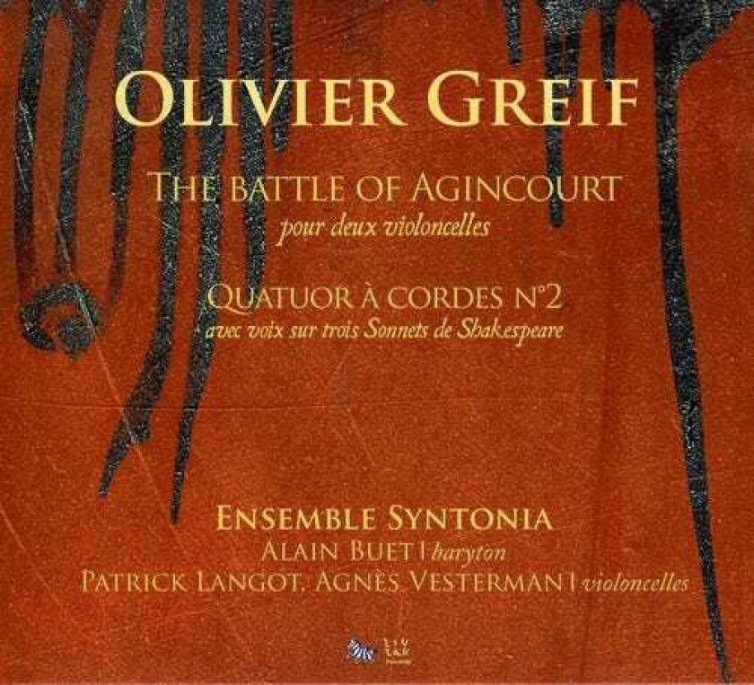 Ensemble Syntonia, Agn S Vesterman, Agnes Vesterman, Alain Buet, Patrick Langot, Olivier Greif Battle Of Agincourt CD