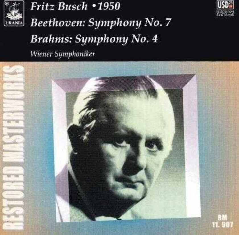 Fritz Busch Symphony 7 / Symphony 4 CD