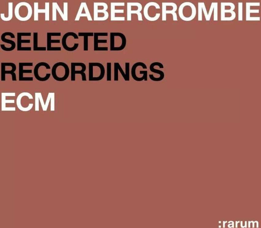 John Abercrombie Ecm Legends Best Selection CD