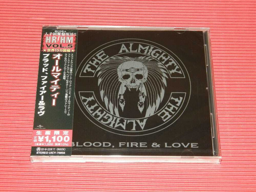 The Almighty Blood Fire & Love CD