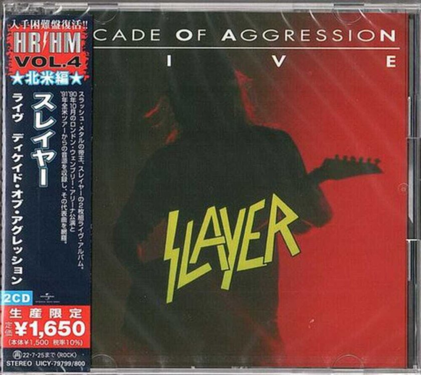 Slayer Live: Decade Of Aggression CD
