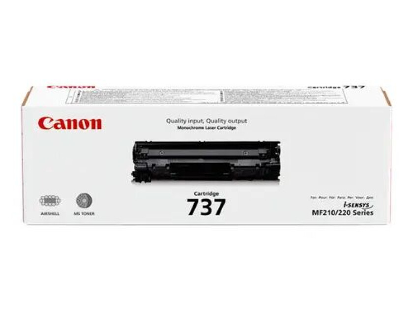 Toner Svart 737 2,4k