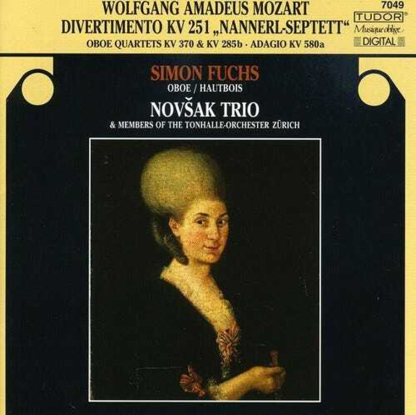 Mozart W. A., Michel Rouilly, Simon Fuchs, Susanne Basler Divertimento Kv 251 Nannerlseptett CD