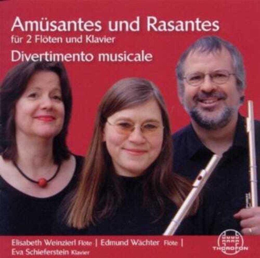 Eva Schlieferstein Amusantes & Rasantes For 2 Flute &piano CD