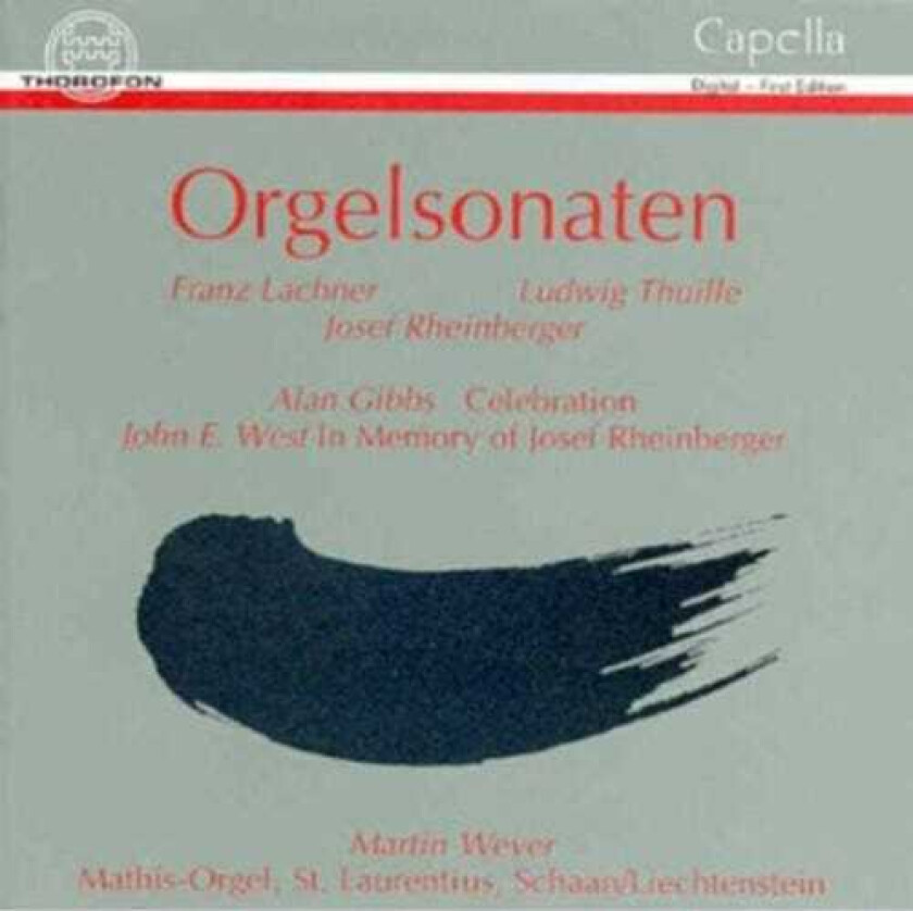 Martin Weyer Organ Sonata CD