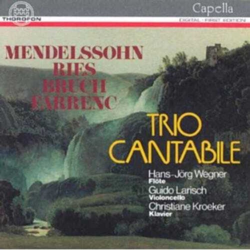 Trio Cantabile Trio For Flute Cello & Piano CD