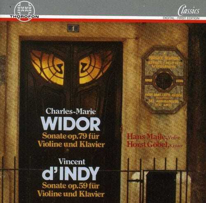 Widor, Hans Maile Violin Sonatas CD